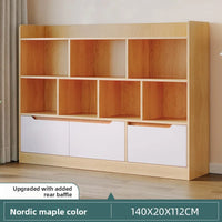 Multi-Grid Storage Cabinet with Multi-Layer Shelves for Home