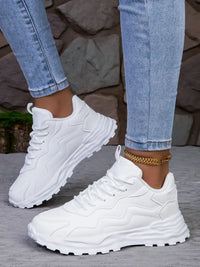 Fashion Woman Vulcanize Platform Casual Sneakers Women Flats Mesh Breathable Running Walking Shoes Chunky Sports Shoe - Buy online at  Vibe In Cart.