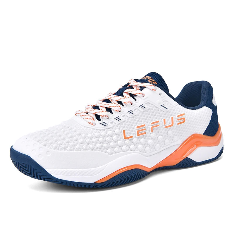 Unisex Professional Breathable Lace-Up Tennis Shoes