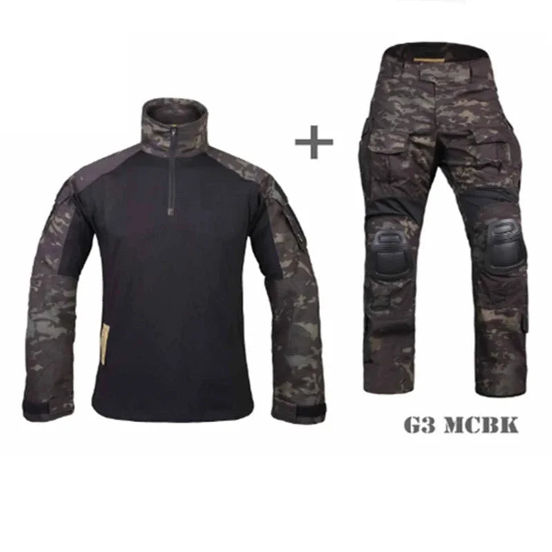 Tactical G3 Uniform Sets NEW Mens Camo Suits Outdoor Hunting Shirt Pants Tops Elastic Duty Cargo Trousers Windproof - Buy online at  Vibe In Cart.