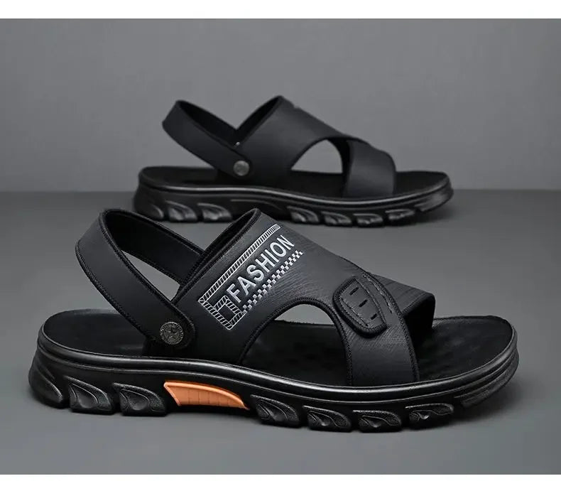 Hot Sale Men Sandals Casual Shoes Outdoor Walking Sandals for Men Beach Shoes Men Slippers Open Toe Flat Two Passes - Buy online at  Vibe In Cart.