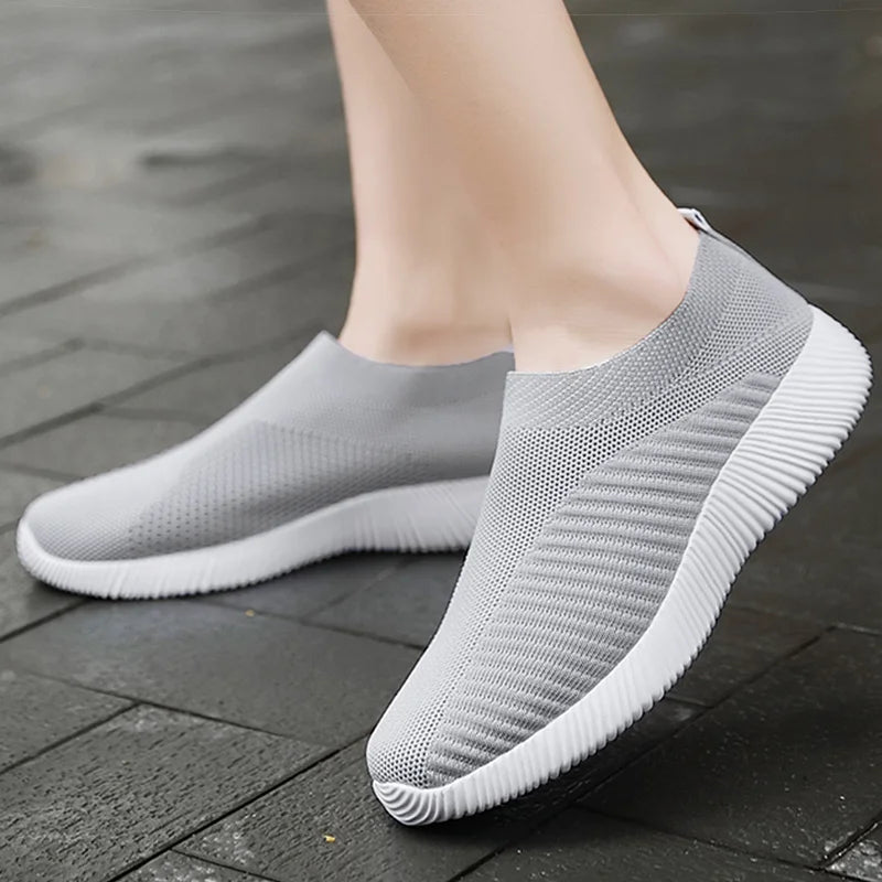 Women Shoes Breathable Flats Elastic Flat Shoes For Women Sneakers Zapatos Mujer Spring Summer Footwear Lightweight Sports Shoes - Buy online at  Vibe In Cart.