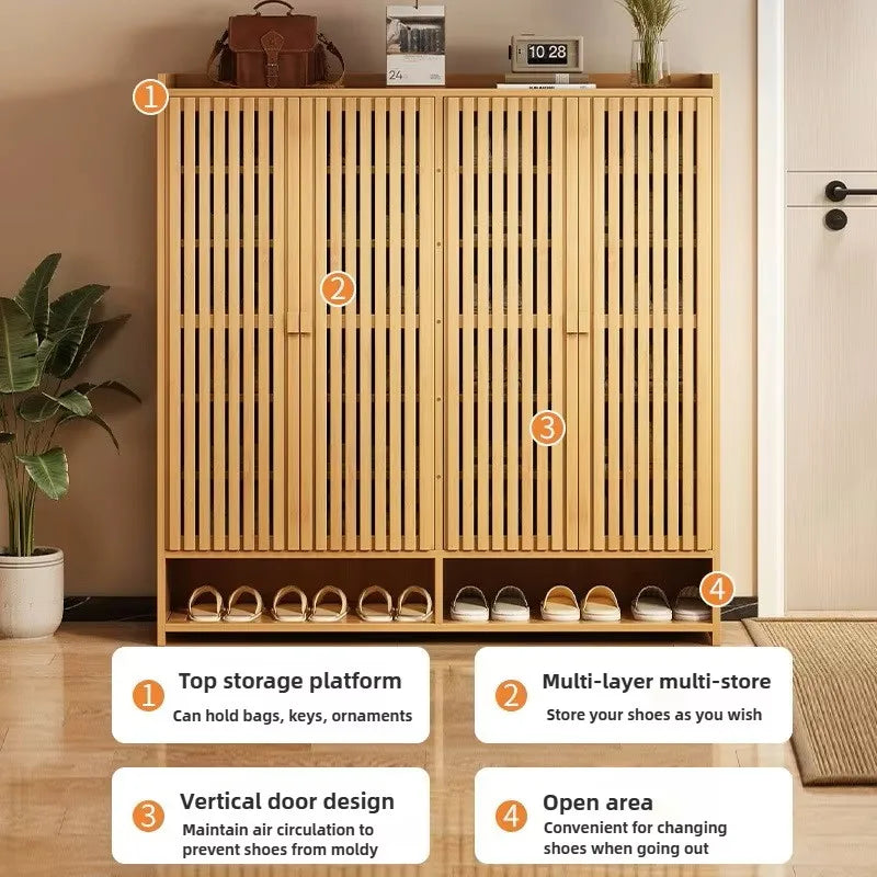 Shoe cabinet for home use, doorstep storage cabinet, wall facing hallway, indoor entrance, rental room, multi-layer shoe rack - Buy online at  Vibe In Cart.