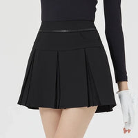 BG Golf Women's High Waist Short Skirt Slim Fit GOLF Jersey Clothing Sports Tennis Pleated Skort Ladies Golf Wear