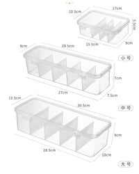 Transparent Plastic Cable Storage Box With Lid And Grid
