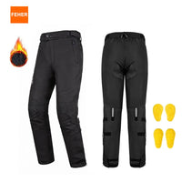 Winter Motorcycle Pants For Men And Women, Black, Quick Release, Waterproof