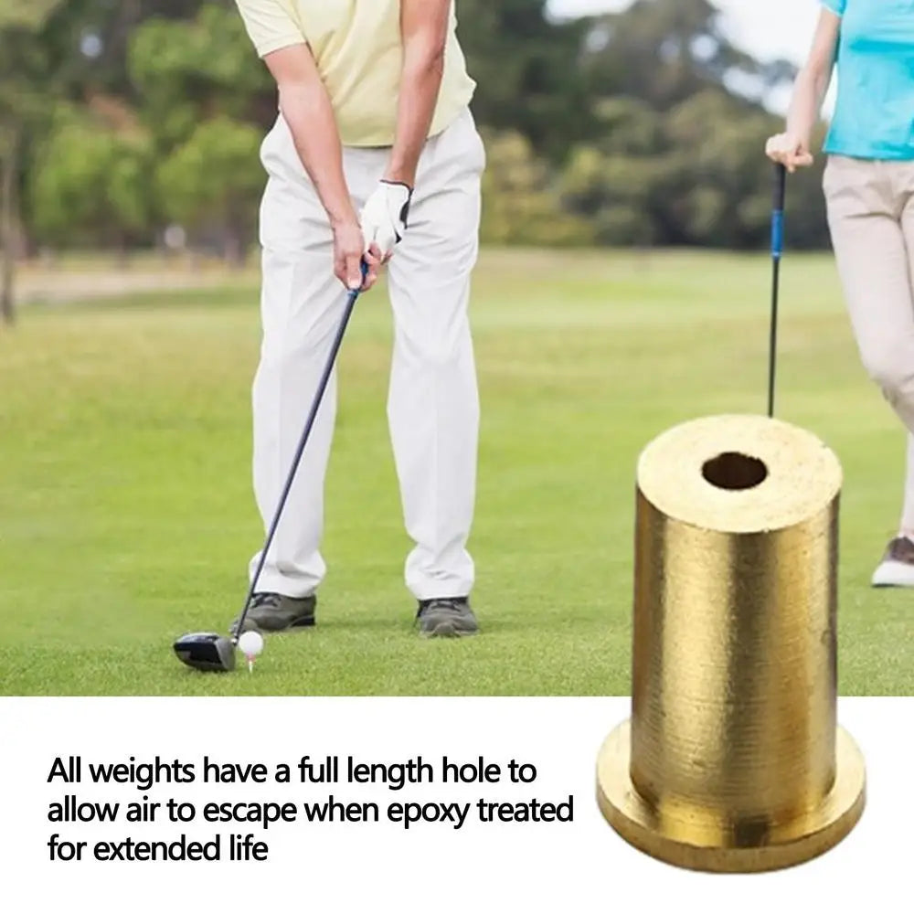 Golf Brass Shaft Tip Plug Swing Weight Golf Club Weight For Golf Sports Golf Accessories Steel Shaft Weights For Golf Practice - Buy online at  Vibe In Cart.