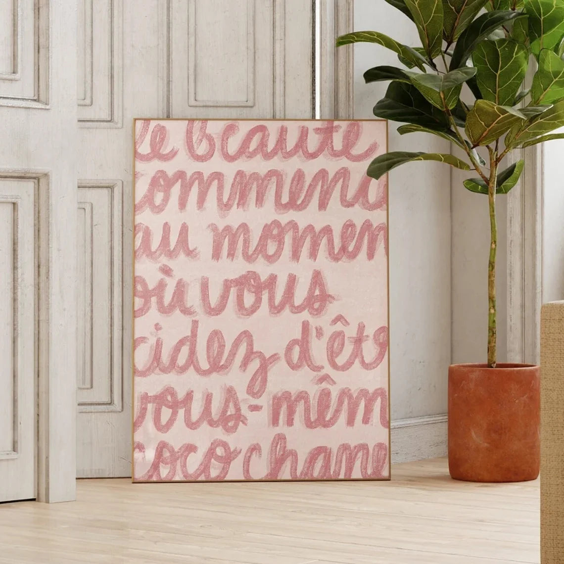 1pc Simple Trendy Text Printing Poster, Simple Canvas Wall Decoration, Modern Art Home Decoration, Living Room Decoration - Buy online at  Vibe In Cart.