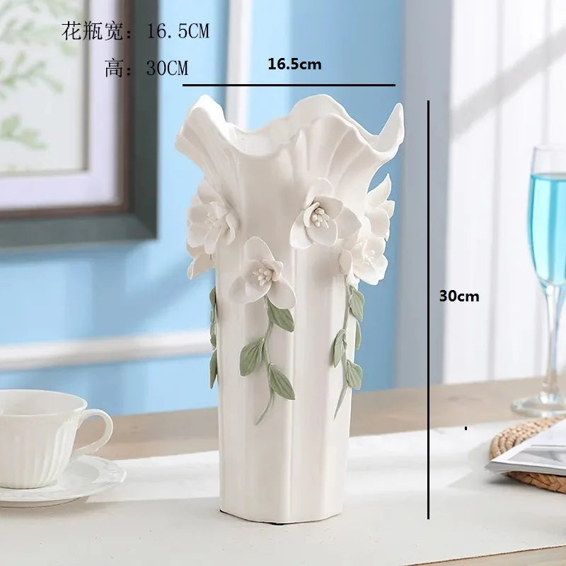 3D Ceramic Vase Home Decor Creative Design Porcelain Decorative Flower Vase For Wedding Decoration - Buy online at  Vibe In Cart.