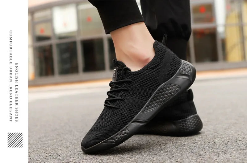 Men's Casual Sneakers Breathable Comfortable Walking Shoe Lace-up and Anti-slip Athletic Jogging Tennis Shoe Large Size 39-50 - Buy online at  Vibe In Cart.