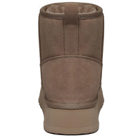 Women's Fluffy Suede Ankle Snow Boots with Thick Sole