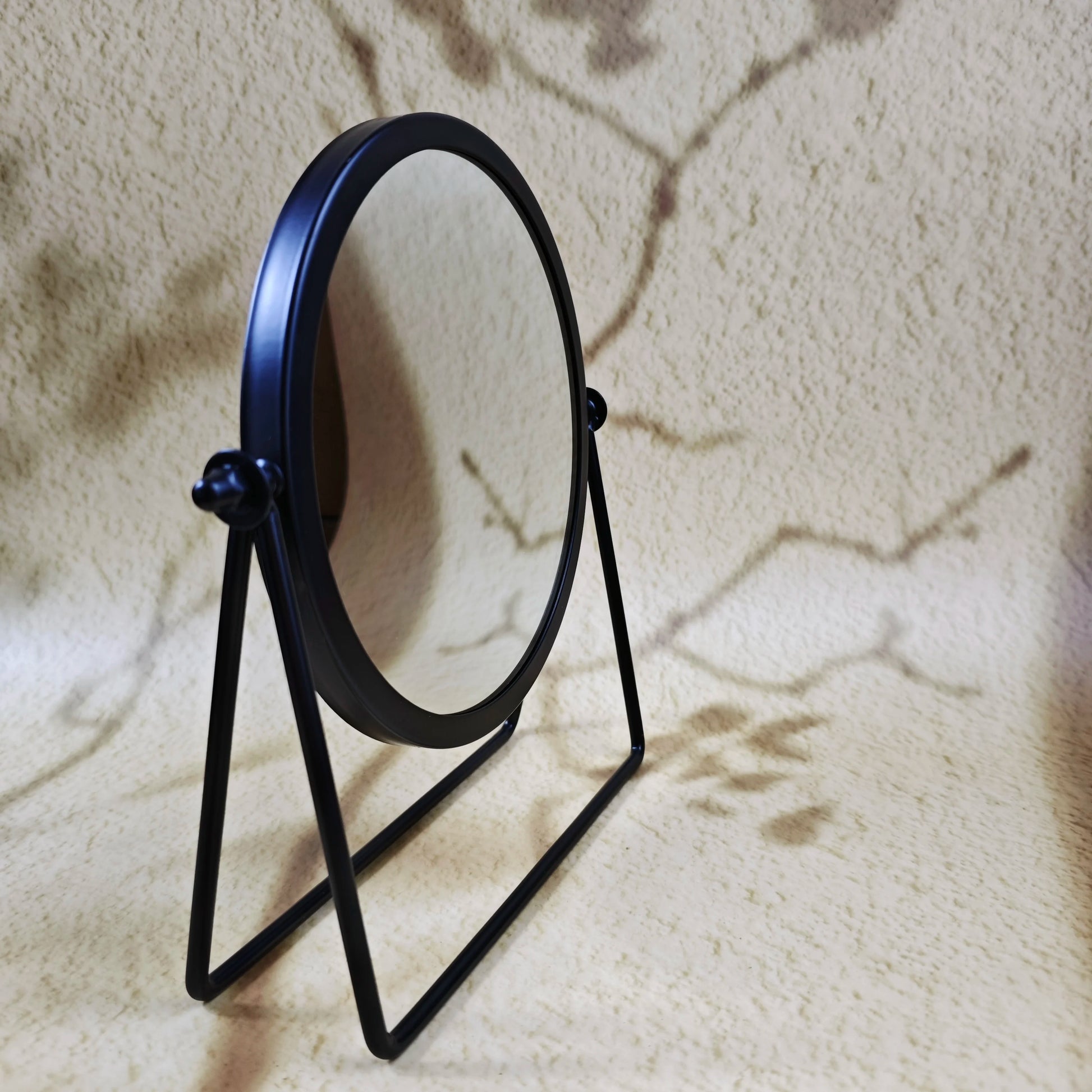 360 Degrees Rotate Iron Desktop Mirror Texture Ladies Makeup Mirror Creative Iron Mirror Strong Sense Of Style - Buy online at  Vibe In Cart.