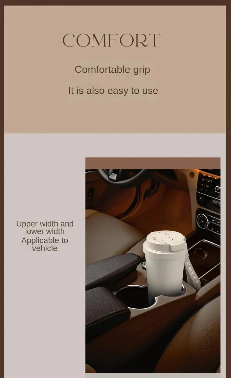 Large Capacity Ceramic Vacuum Flasks Reusable Double Wall Thermoses Stainless Steel Coffee Mug Insulated Cup Home Drinkware - Buy online at  Vibe In Cart.