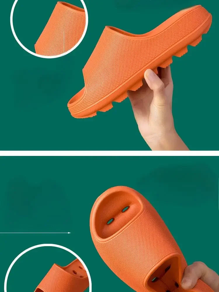 Men's Bathroom Bathing Slippers New Summer Indoor Home Eva Anti-Slip Anti-Odor Couple Shower Leakage Quick-Drying Slippers - Buy online at  Vibe In Cart.