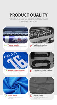 Personalized Sublimation Custom Plus Big Size Soccer Uniforms Football Jerseys Teams Stitched Mens Sets With Embroidered Logo - Buy online at  Vibe In Cart.