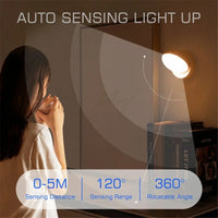 Night Light USB Motion Sensor Charging Round Energy-saving Led Lamp Bedroom Light Corridor Home Bathroom wall lights night light - Buy online at  Vibe In Cart.