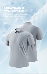 SBWL 2025 summer new light fast dry elastic high quality outdoor sports golf running sports POLO shirt fashion casual T-shirt - Buy online at  Vibe In Cart.