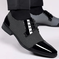 Men's Dress Shoes Classic Lace-up Formal Oxfords Modern Tuxedo Business Casual Scale Pattern Comfort Formal Shoes for Men - Buy online at  Vibe In Cart.