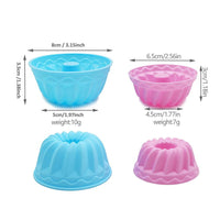 12 Pieces/Set Of Silicone Cake Mold Round Muffin Cup Cake Baking Mold Kitchen Cooking Bakeware Making Diy Cake Decoration Tool - Buy online at  Vibe In Cart.