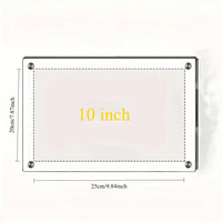 1 Pack of 5-10 Inch A4/A5 Acrylic Photo Frame Classic Tilted Desktop Display Stand for Photo Home Decoration - Buy online at  Vibe In Cart.