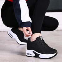 Women's Platform Mesh Breathable Sneakers Womens Spring New Casual Wedge Basket Shoes Tennis Female Thick Woman Summer Trainers - Buy online at  Vibe In Cart.