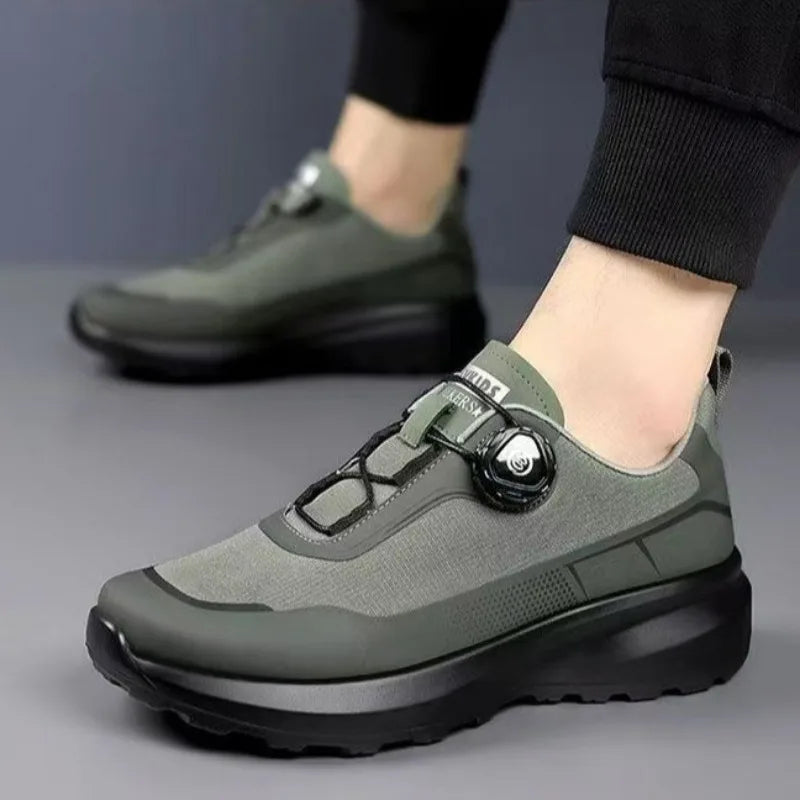 Original New Men Rotating-button Driving Sneakers Platform Casual Walking Shoes Outdoor Wear-resistant Running Sports Shoes Plus - Buy online at  Vibe In Cart.