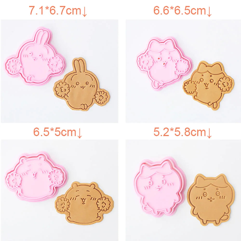 Cartoon Doll Cookie Cutters Pressable Biscuit Mold DIY Kitchen Baking Pastry Bakeware - Buy online at  Vibe In Cart.