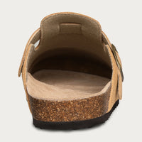 Men's Outdoor Slippers with Cow Suede Lining and EVA Insole