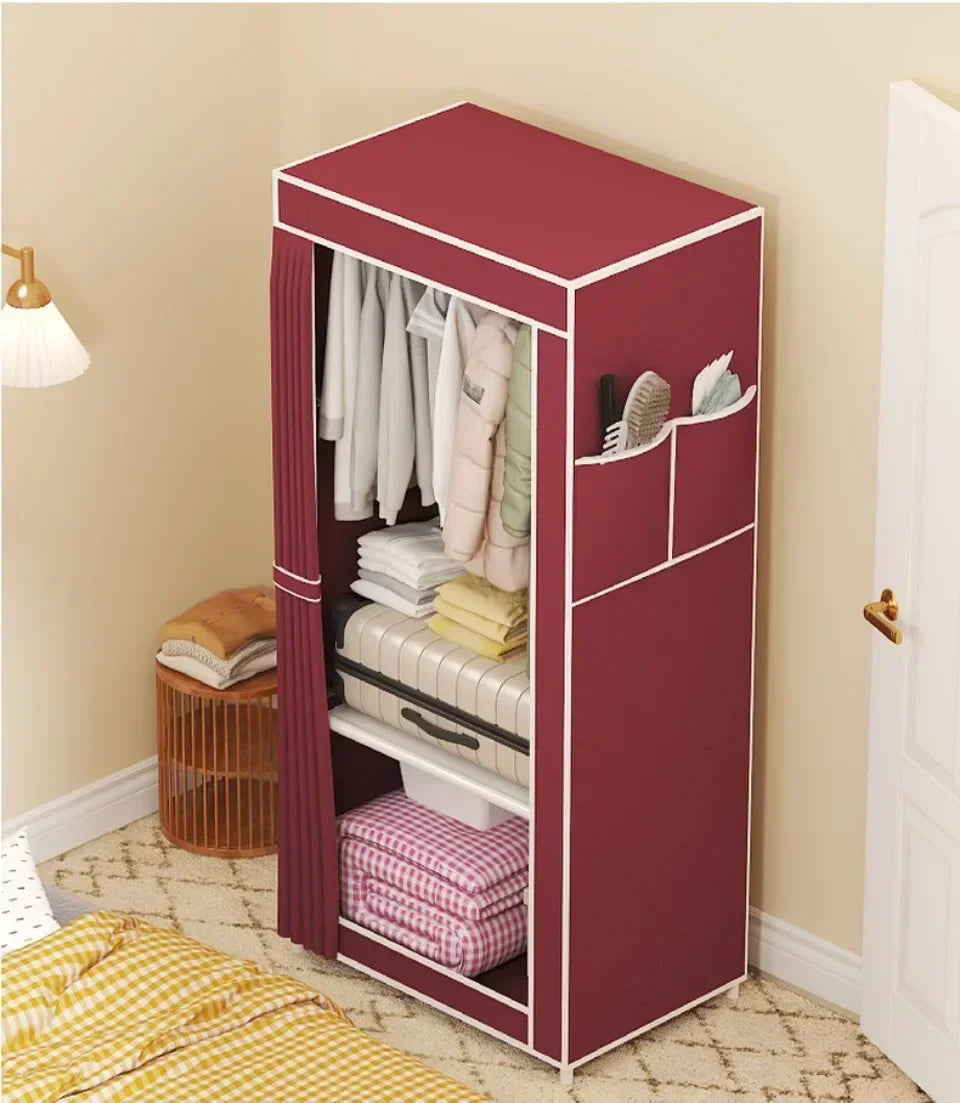 Foldable Plastic Wardrobe Storage Cabinet for Bedrooms
