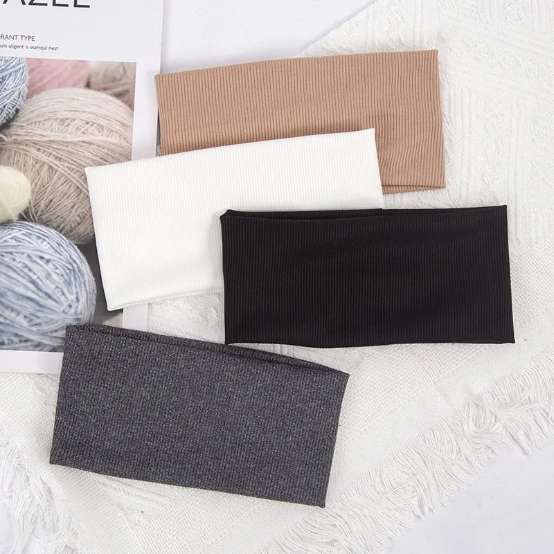 Elastic Solid Color Hair Bands for Women and Men Hairband Running Fitness Sports Yoga Headbands Girls Head Band Accessories - Buy online at  Vibe In Cart.