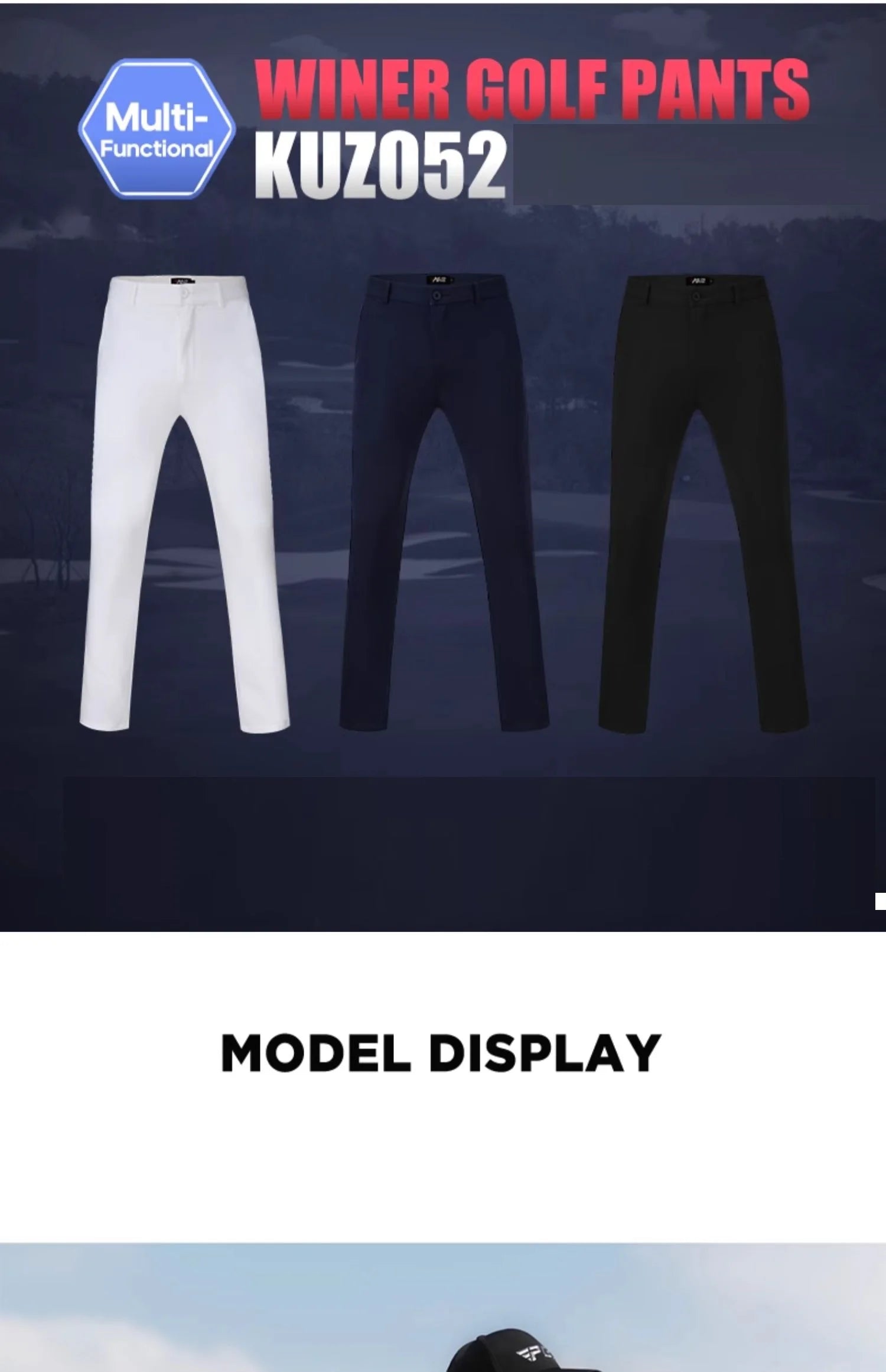 Pgm 2025 Golf Wear Men's Stretch Golf Pants Straight Casual Dress Pants Male Breathable Casual Business Sports Trousers 2XS-4XL - Buy online at  Vibe In Cart.