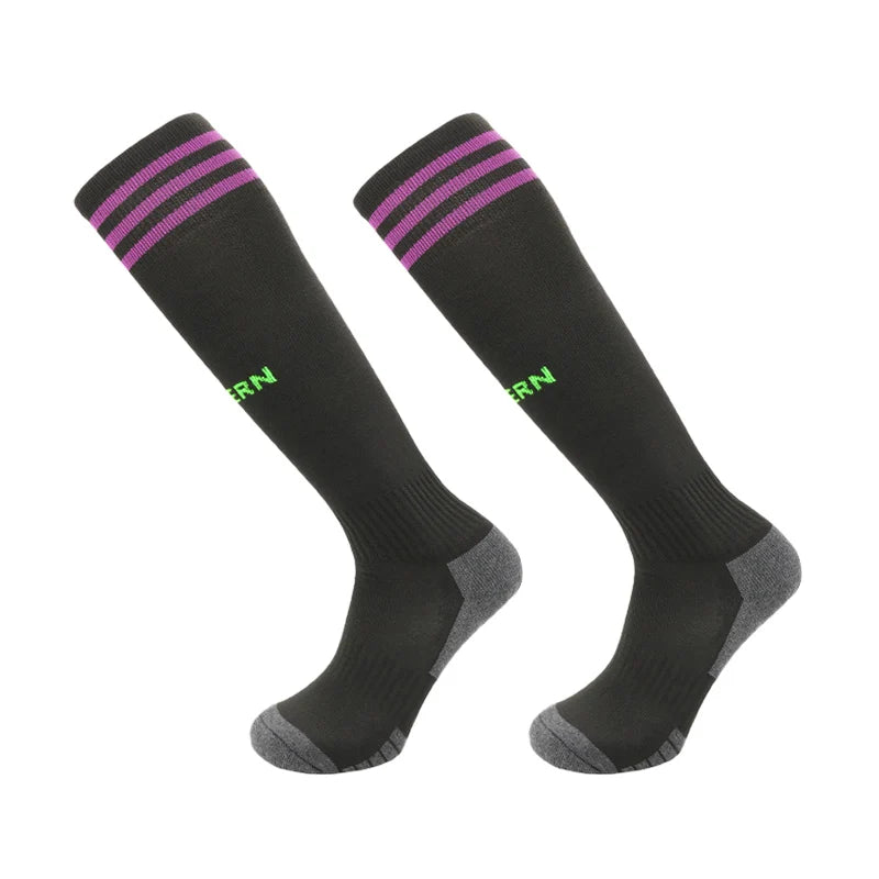 Knee High Polyester Soccer Socks for Unisex Adults and Kids