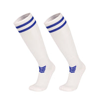 Polyester Knee High Breathable Soccer Socks for Adults and Kids