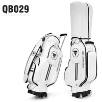 Waterproof PU Golf Ball Bag with Wheel and High Capacity
