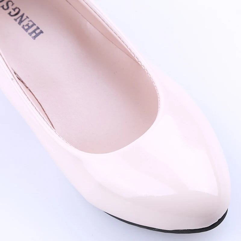 Shoes Ladies Pumps Medium Heel Nude Sexy High Heels Weeding Shoes Women Office Work White Pumps Party Shoes - Buy online at  Vibe In Cart.