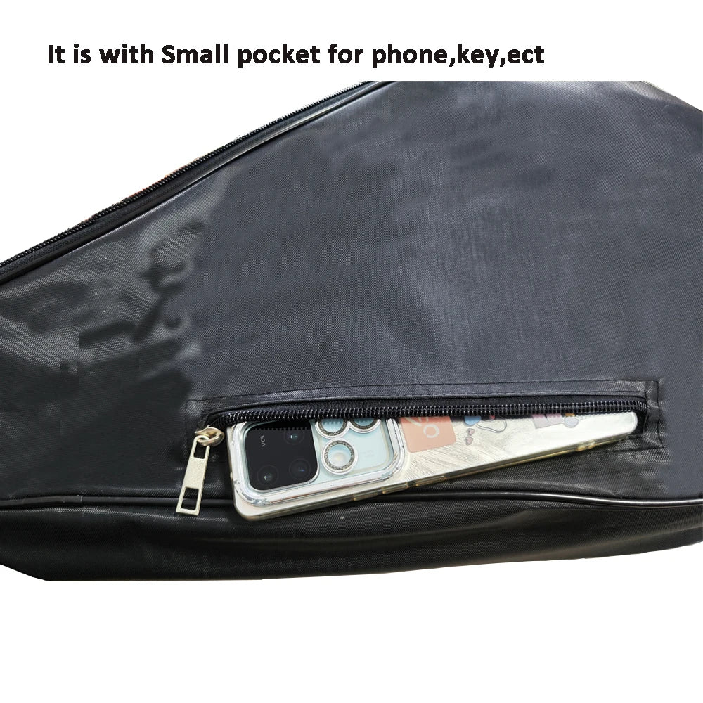 Black Padel Paddle Oxford Bag Cover For Various Tennis Racket Soft Face Carbon Fiber EVA Racquet Unisex Tennis Shoulder Bags - Buy online at  Vibe In Cart.