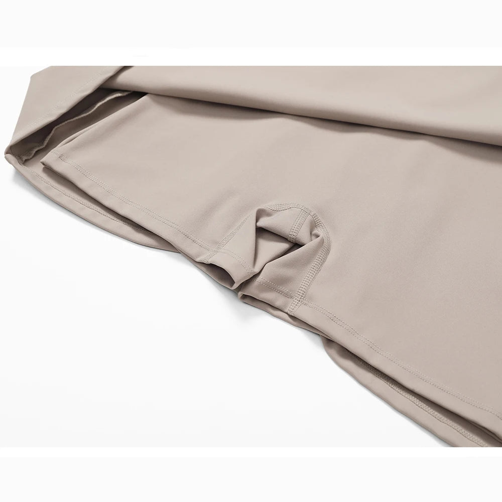 Women's summer tennis skirt built-in shorts and bra sleeveless backless workout sports golf dress  tennis dress for fitness