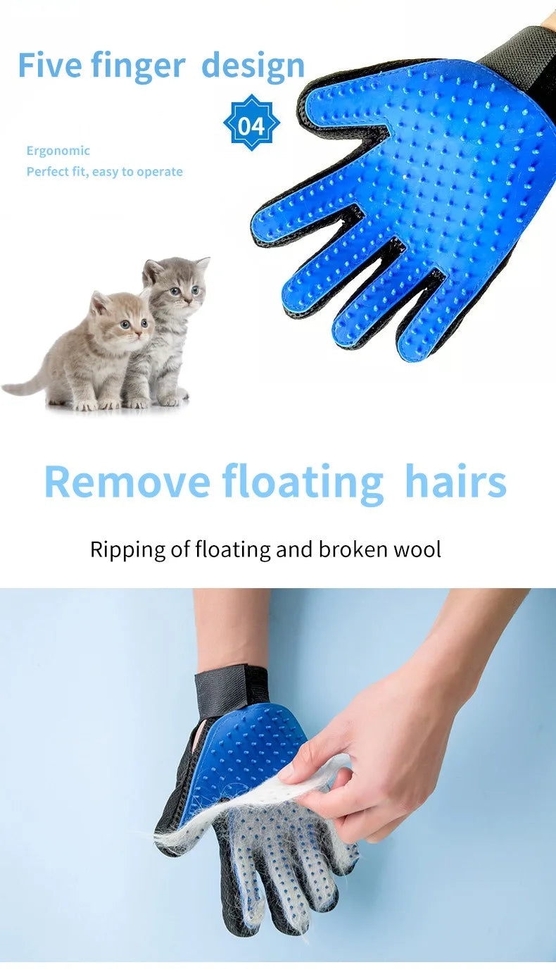 Multicolor Silicone Pet Gloves Cat Dog Hair Removal Dog Supplies Comb Hair Removal Brush Rubber Sticky Hair Gloves - Buy online at  Vibe In Cart.
