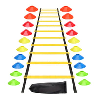 1 Set Of Soccer Speed Quickness Agility Training Set Agility Ladder, (19.6 ft Long With 12 Rungs) - Buy online at  Vibe In Cart.