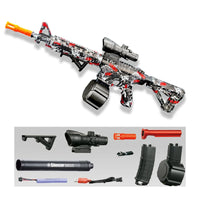 Electronic Plastic Toy Submachine Gun with Sound Effects for Outdoor Play
