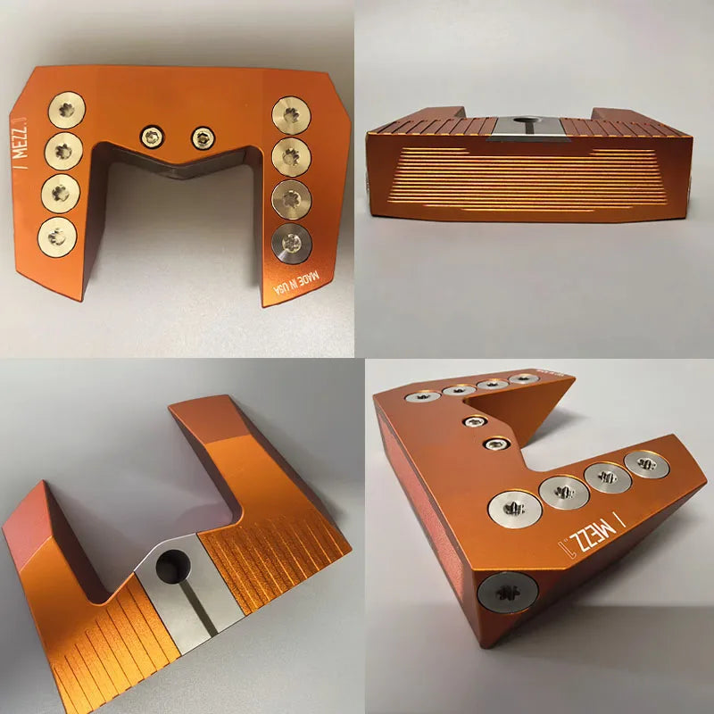 Right-Handed Golf Putter with Steel Shaft, Black, 33-35 Inches