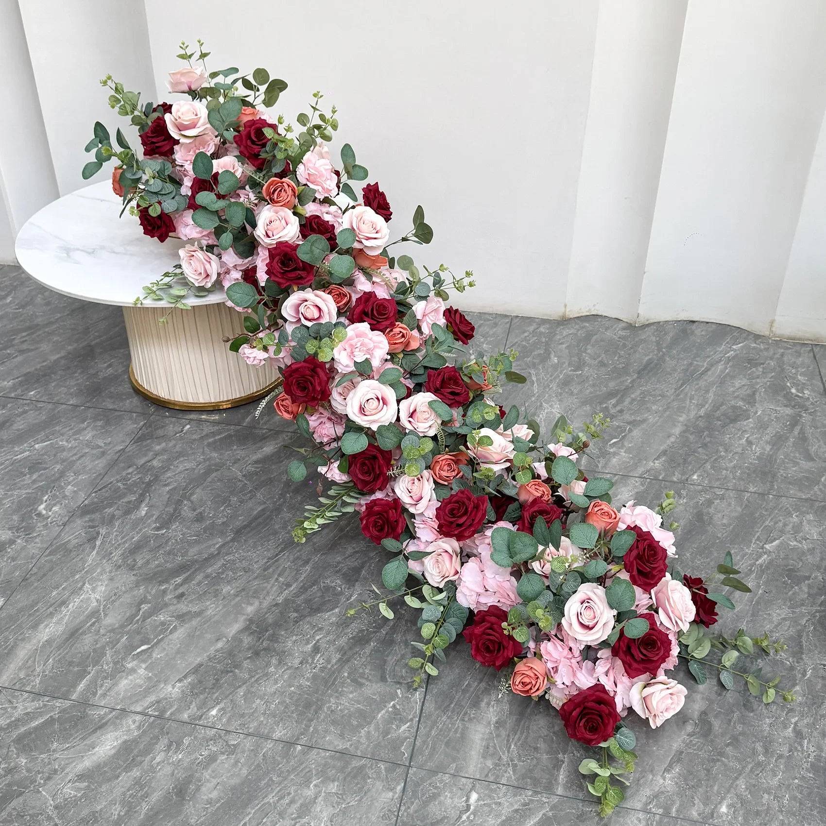 Uflower Luxury Artificial Flower Row 100/200cm Table Centerpiece Wedding Decoration Arch Backdrop Event Stage Flora - Buy online at  Vibe In Cart.