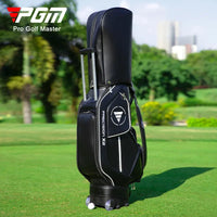 Waterproof PU Golf Ball Bag with Wheel and High Capacity