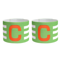 Adjustable Elastic Polyester Soccer Captain Armband for Training