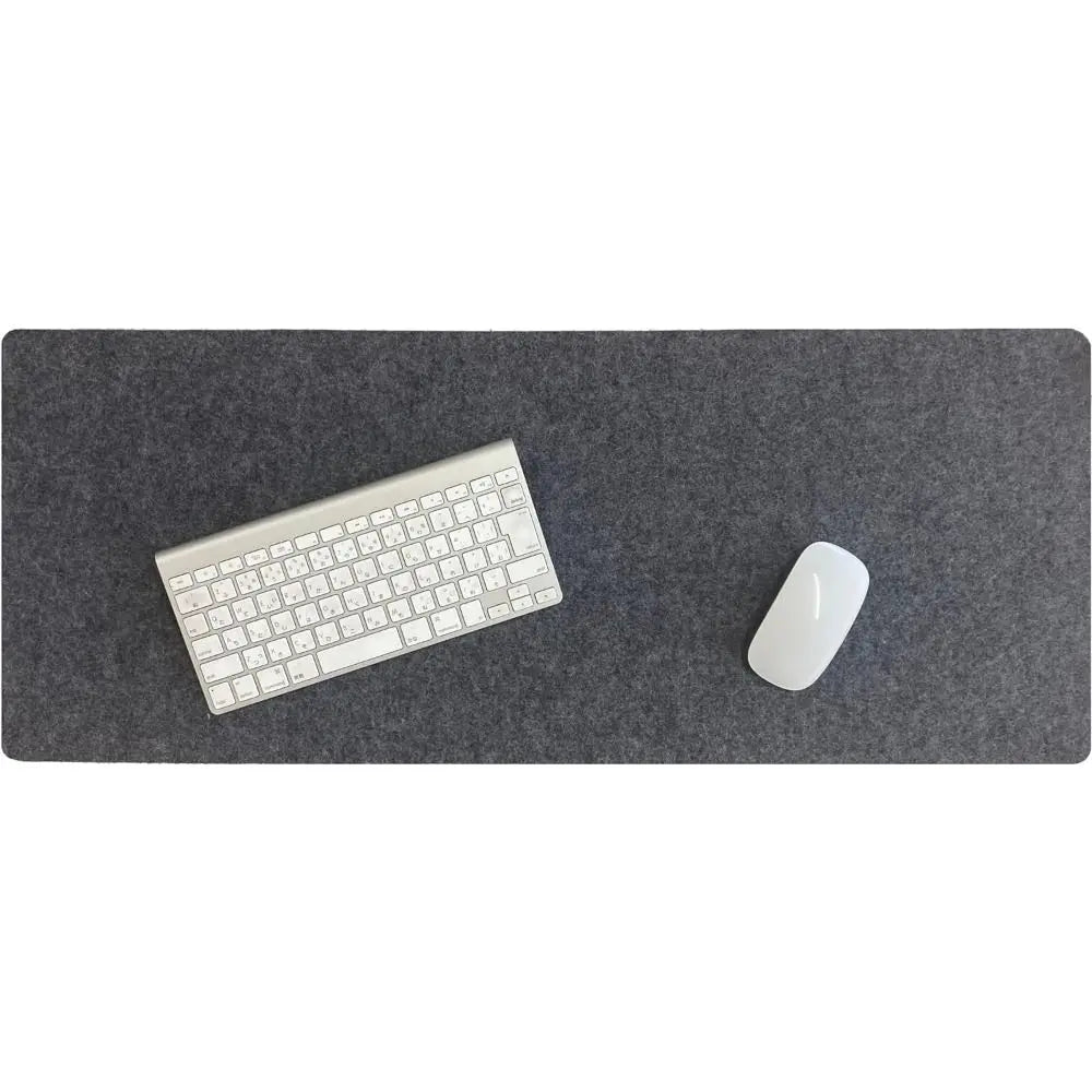 Large Non-Slip Wool Felt Mouse Pad for Office Desk