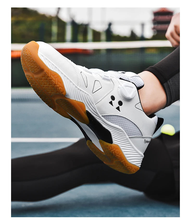 Unisex Breathable Tennis Shoes Quick Lacing Sizes 35-46