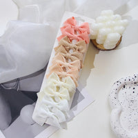 Polyester Ribbon Bowknot Barrettes Set for Girls, 6 or 10 Pieces