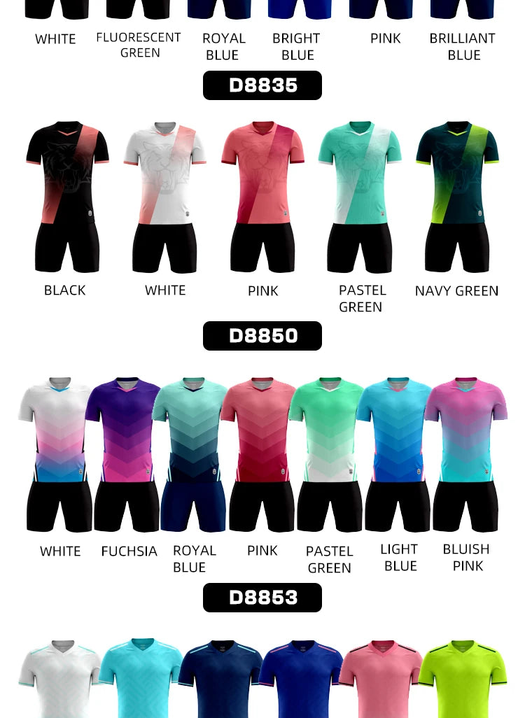 Football Jerseys Soccer Uniforms Adult and Kids Futsal Sportswear Kits Training Tracksuits Athlete Training Clothing customized - Buy online at  Vibe In Cart.