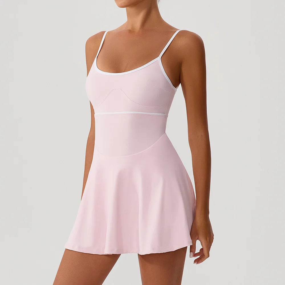 Tennis Dress For Women with Pockets Golf Skirts Anti Shorts Yoga Suit Badminton Clothing Activewear - Buy online at  Vibe In Cart.