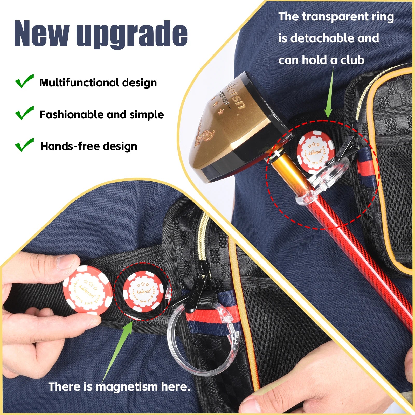 Right Handed Unisex 10-Piece Golf Set with Bag and Accessories